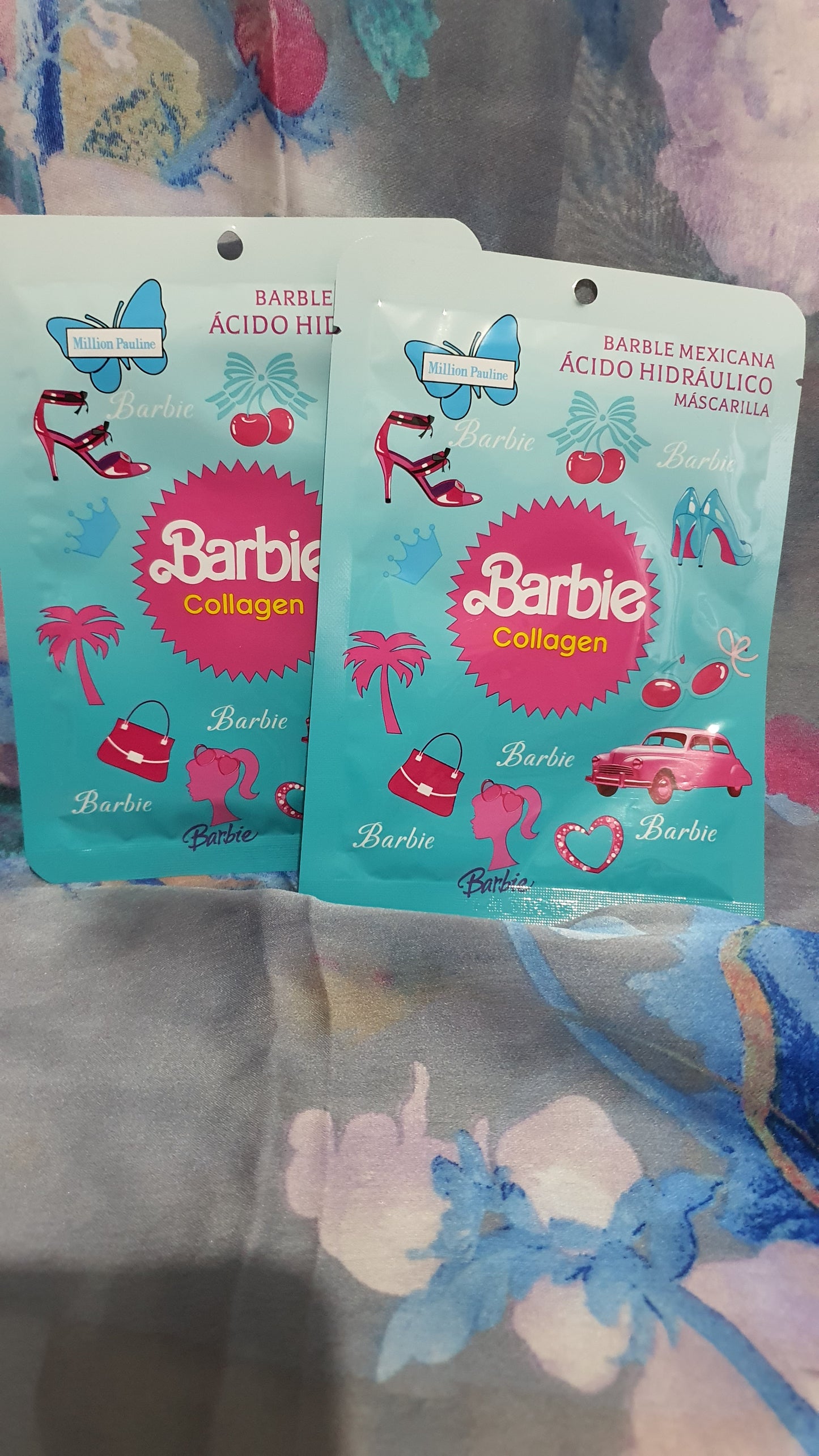 Maschera viso di Barbie al collagene