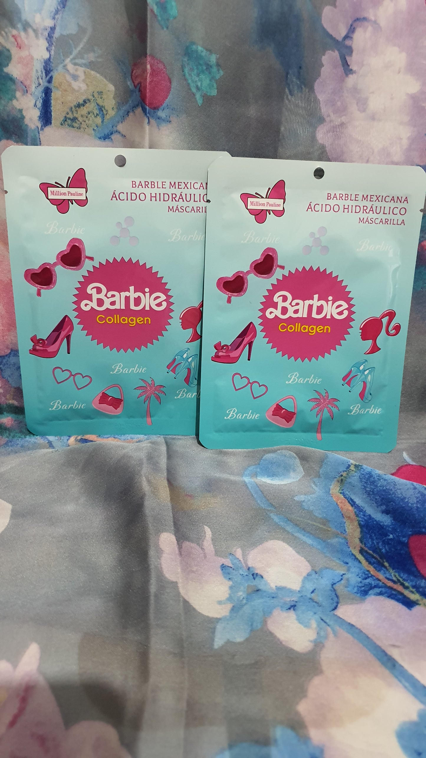 Maschera viso di Barbie al collagene