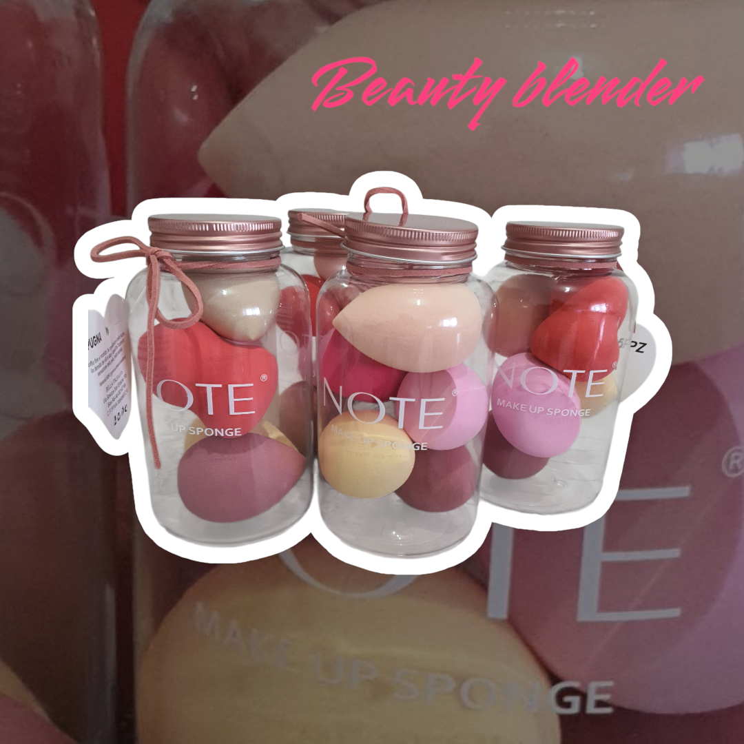 Barattolo con 5 beauty blender