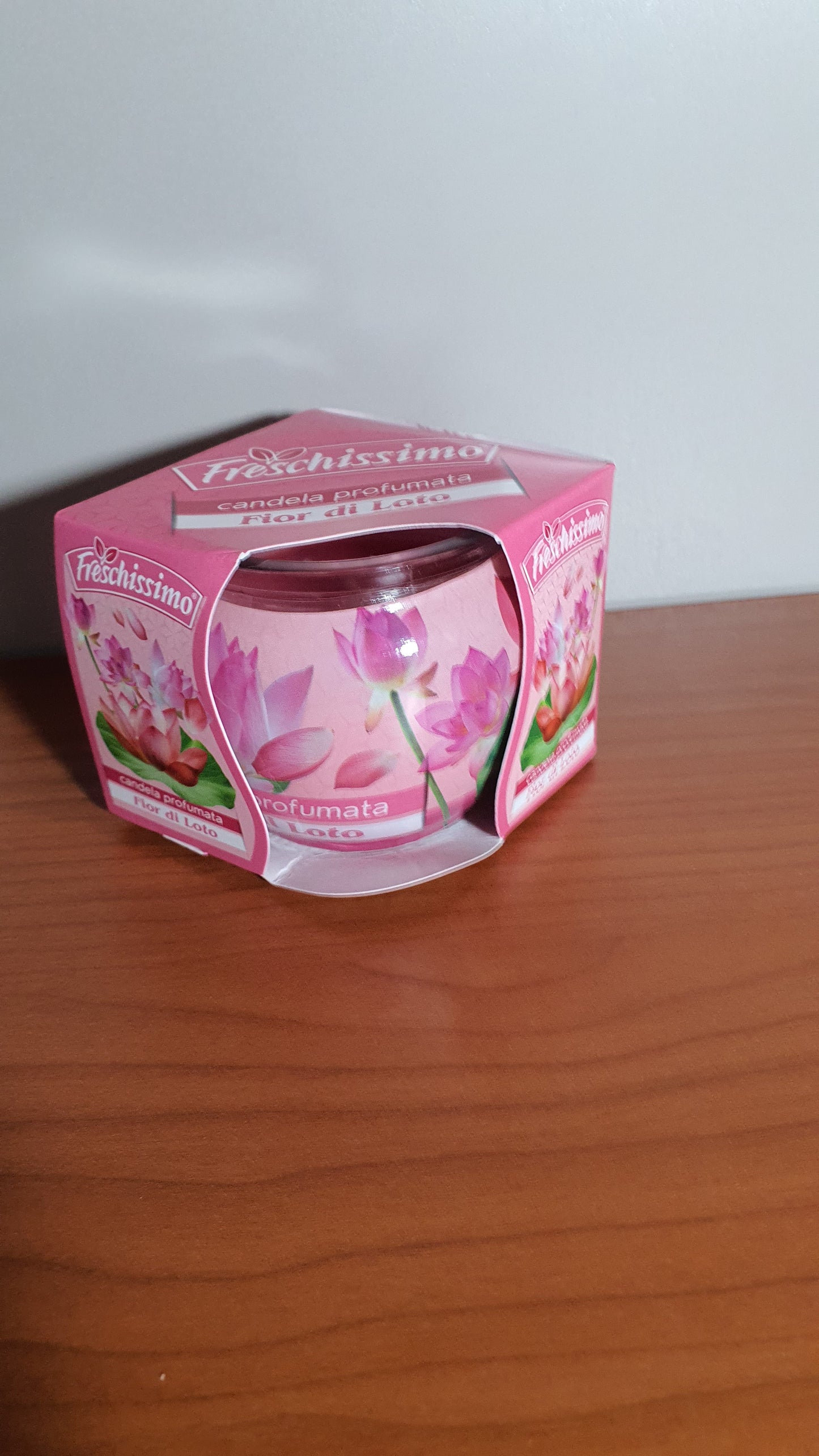 Candela profumata fior di Loto