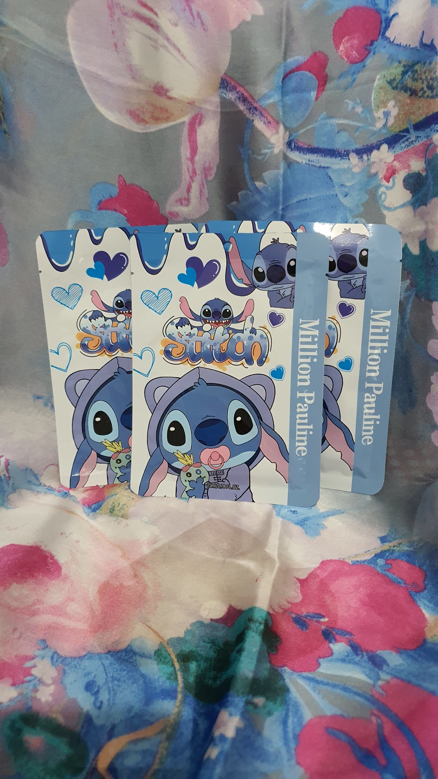 Maschera viso di Stitch  al collagene