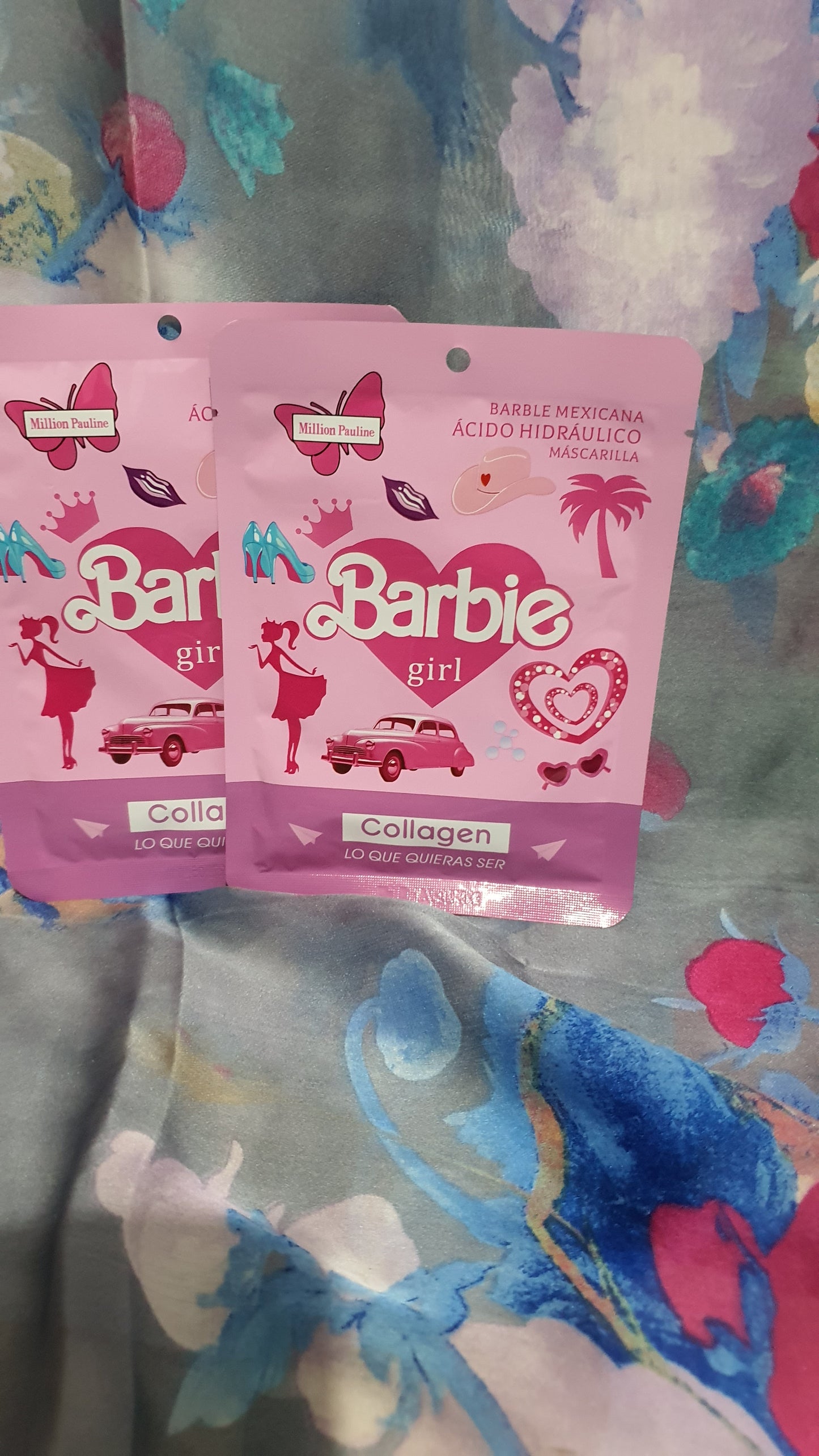 Maschera viso di Barbie al collagene
