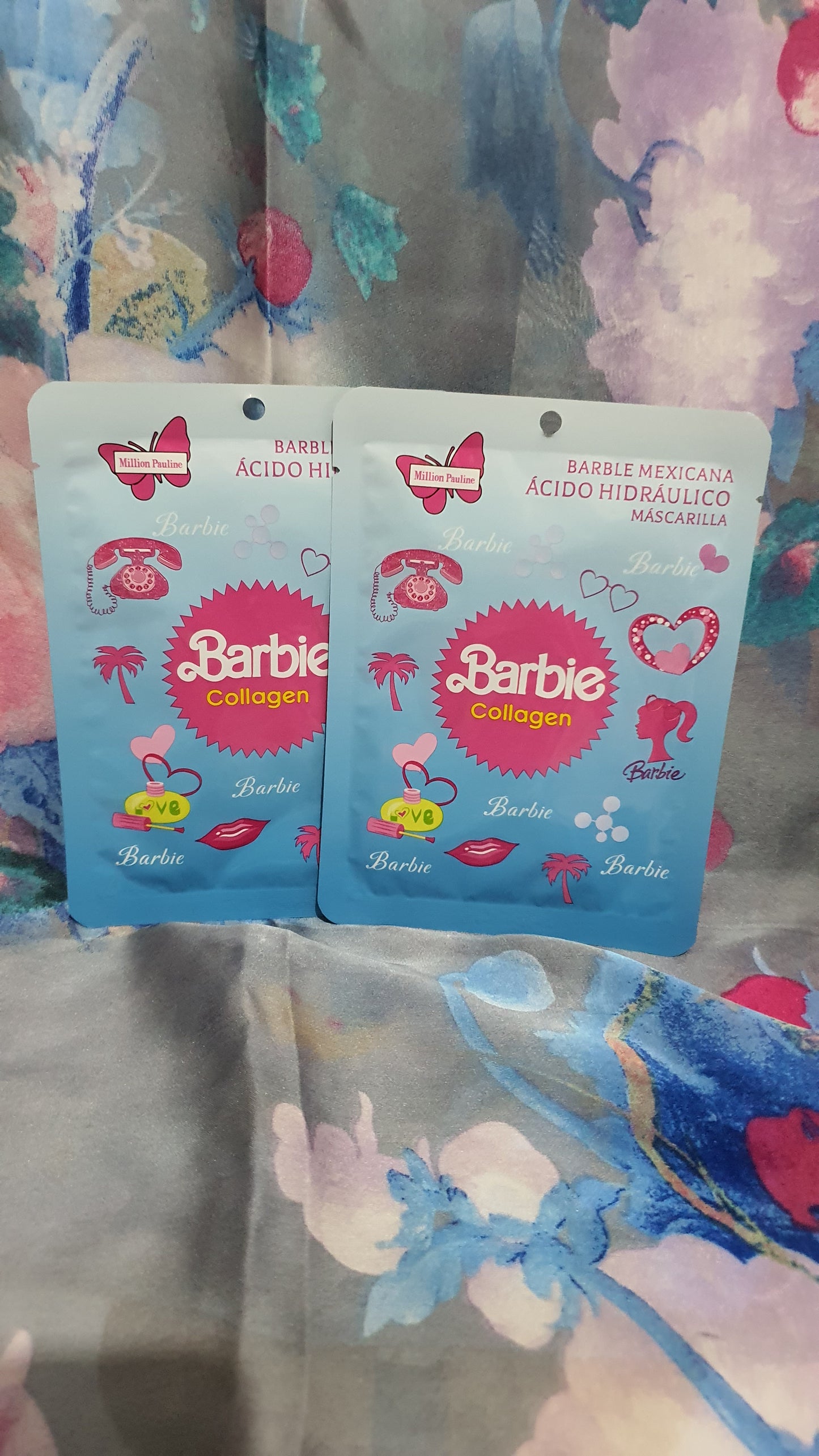 Maschera viso di Barbie al collagene