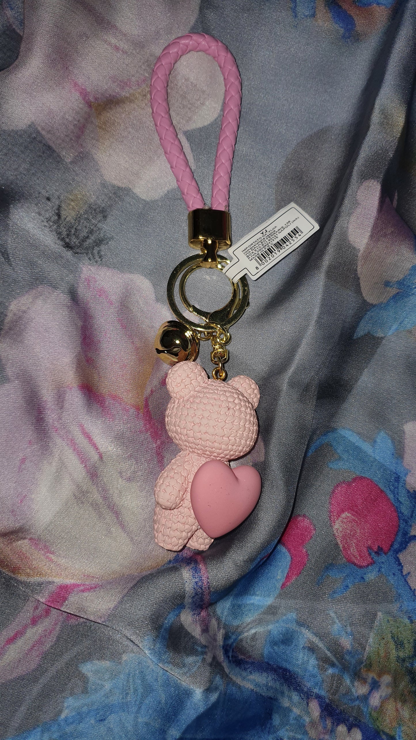 Portachiavi orsetto  rosa