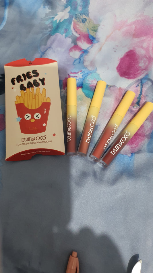 Patatine kit 4 lip gloss codice A