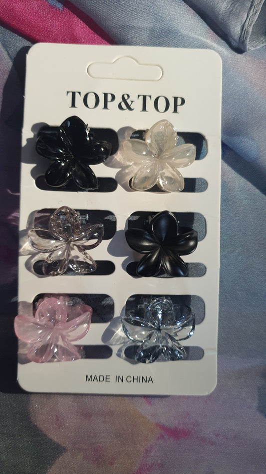 Set 6 mollettine fiore