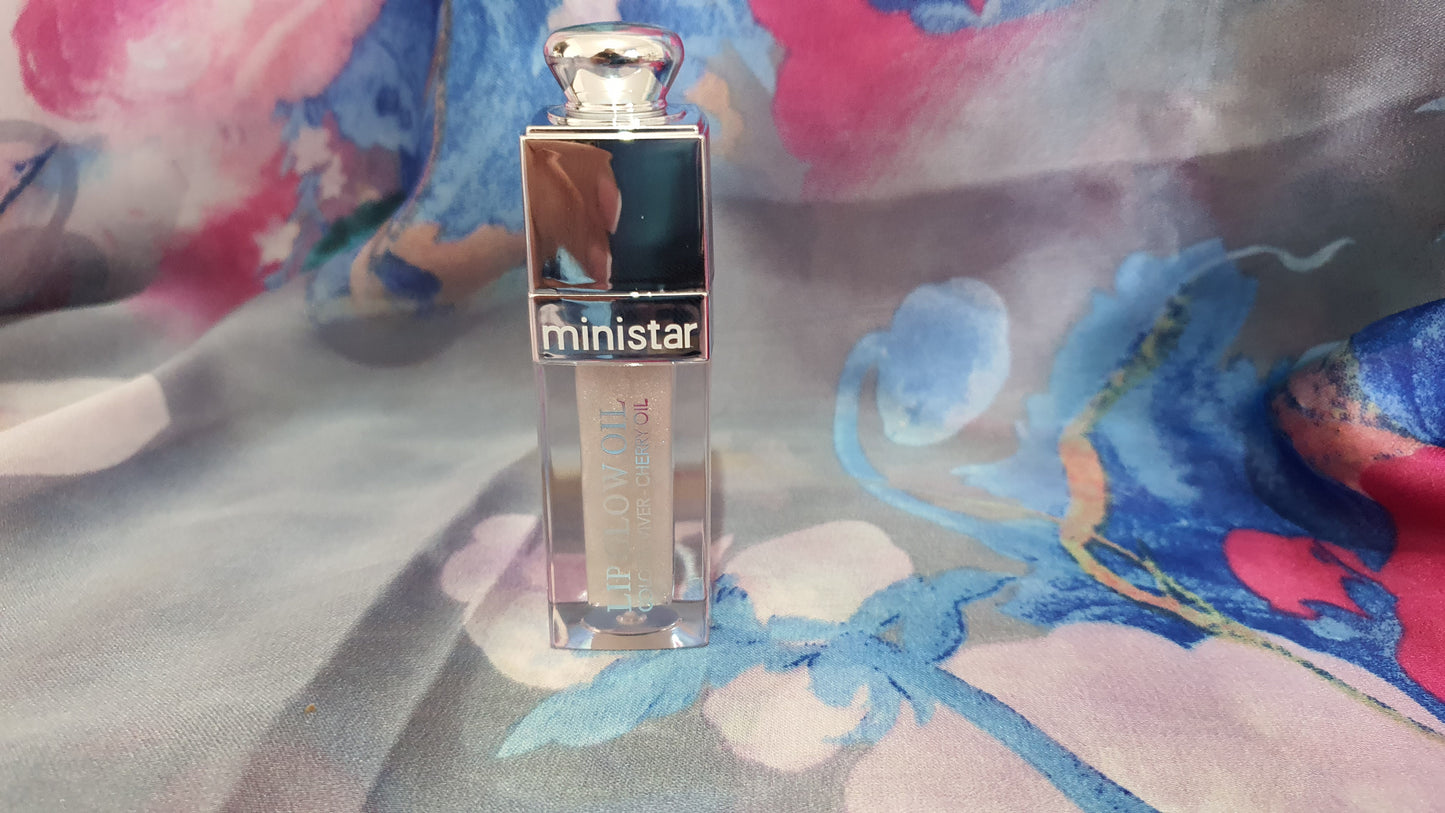 Lip glow oil della Ministar 6 colori disponibili