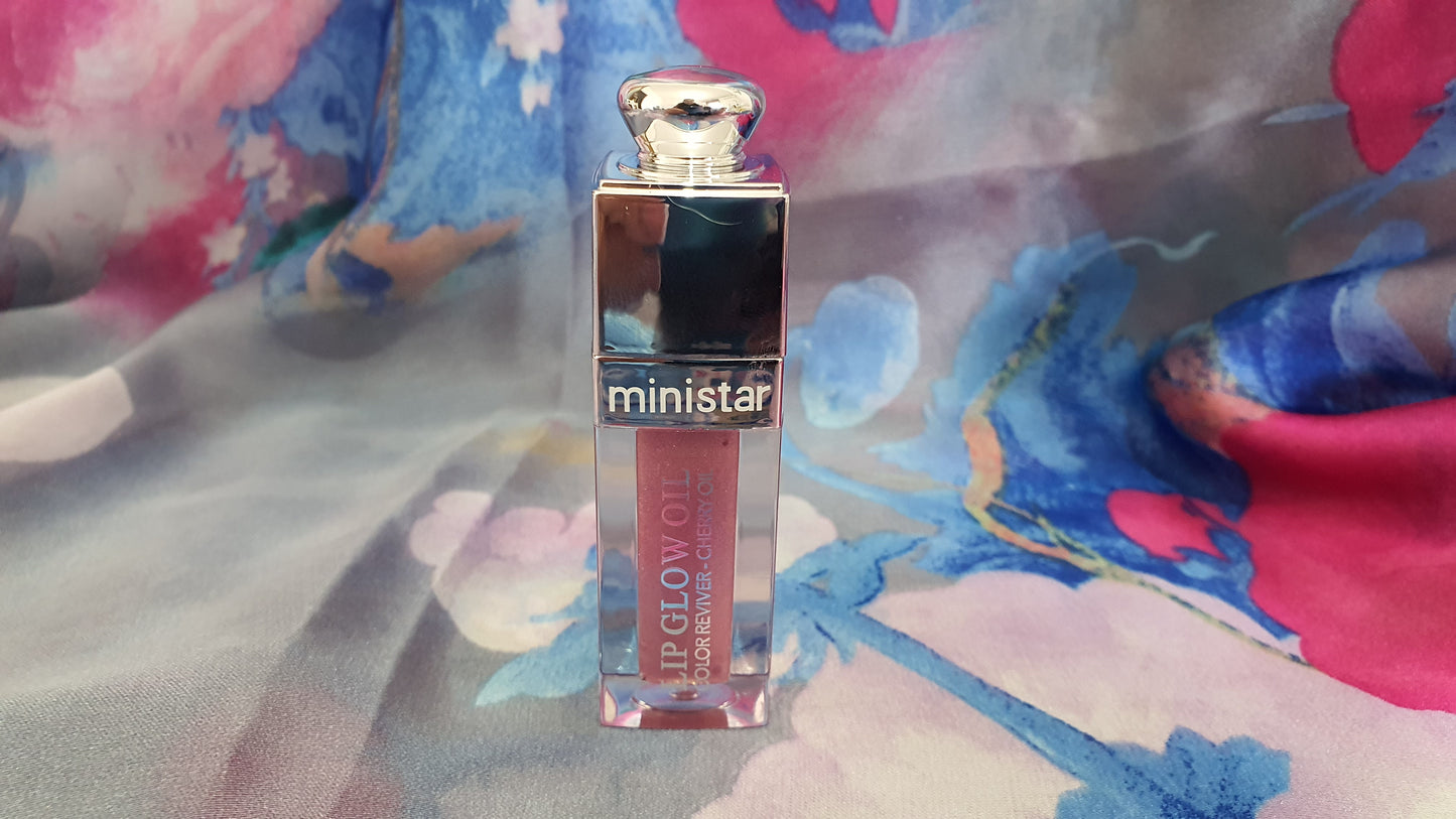 Lip glow oil della Ministar 6 colori disponibili