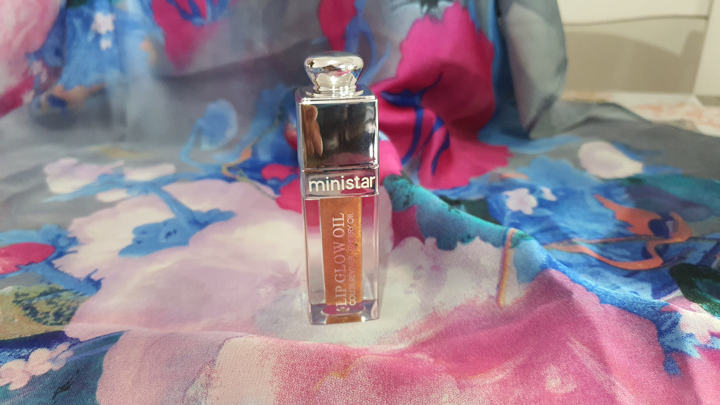 Lip glow oil della Ministar 6 colori disponibili