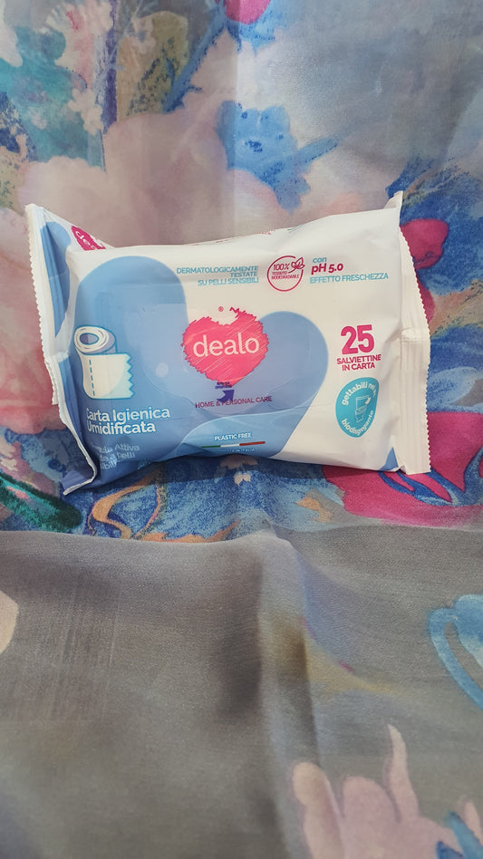 Carta igenica umidificata