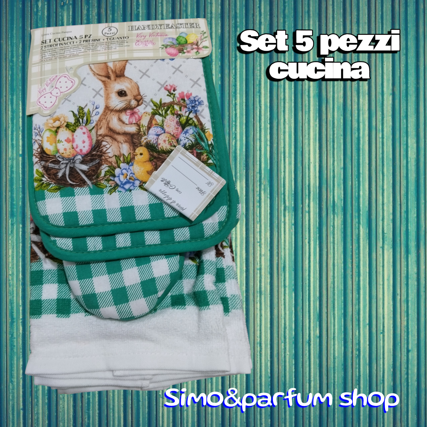 Set 5 pezzi cucina