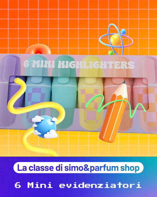 6 Mini evidenziatori