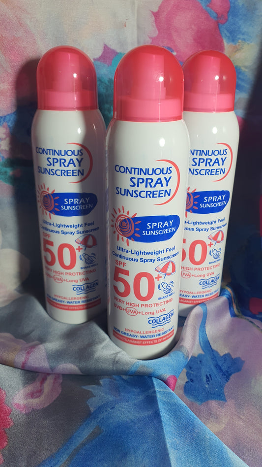 Protezione solare a spray 50+