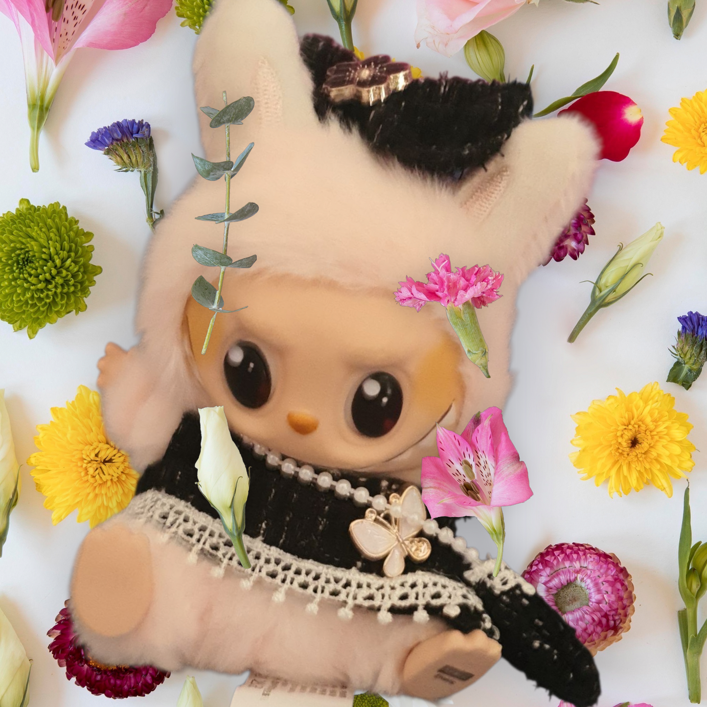 Labubu con portachiavi in 5 fantasie