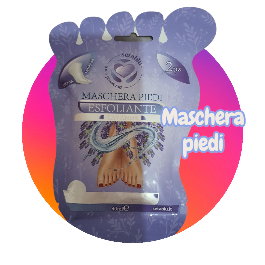 Maschera piedi esfoliante alla lavanda