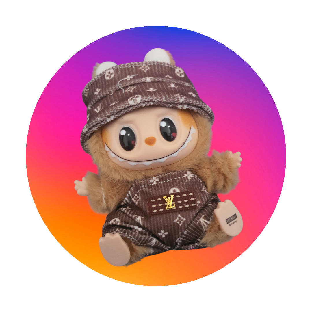 Labubu con portachiavi in 5 fantasie