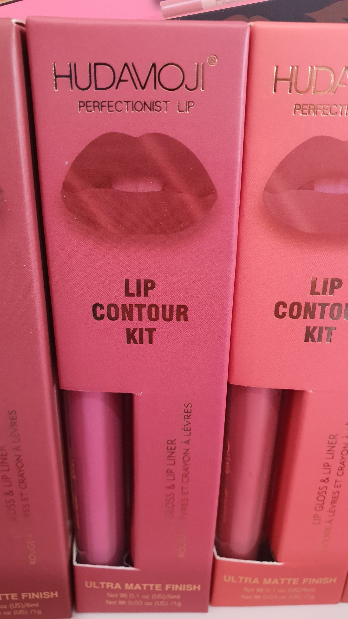 Kit lip gloss e lip liner matte