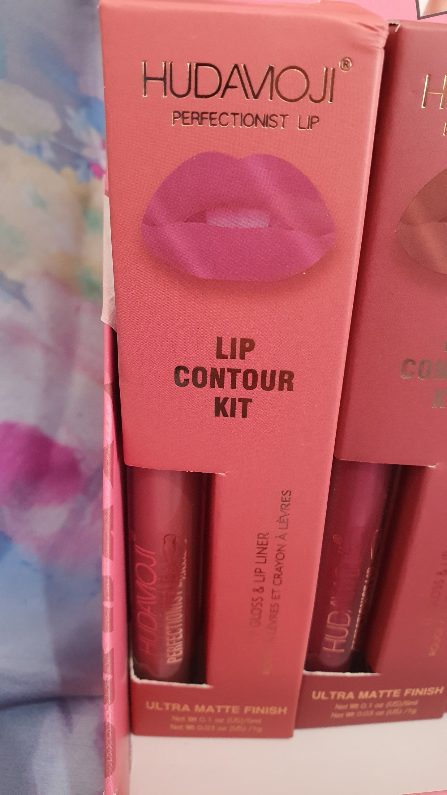 Kit lip gloss e lip liner matte
